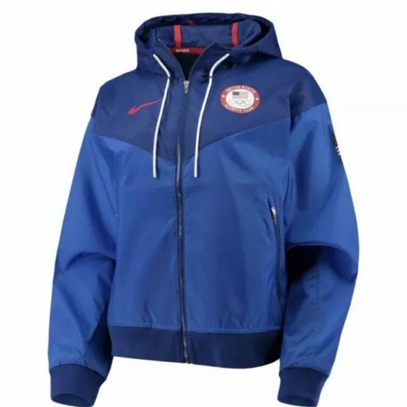 New with Tag Nike Women’s Team USA Olympic Windrunner Woven Jacket - Picture 1 of 3